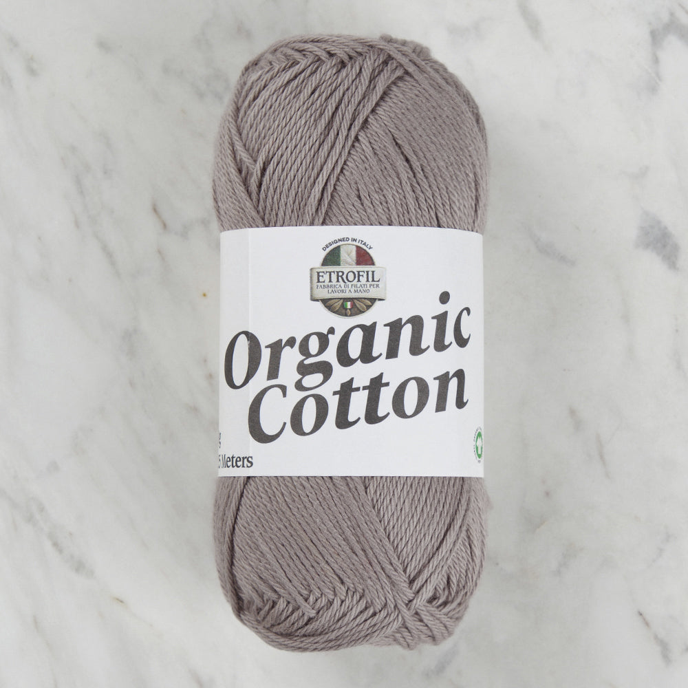 Etrofil Organic Cotton Gri El Örgü İpi - 79212